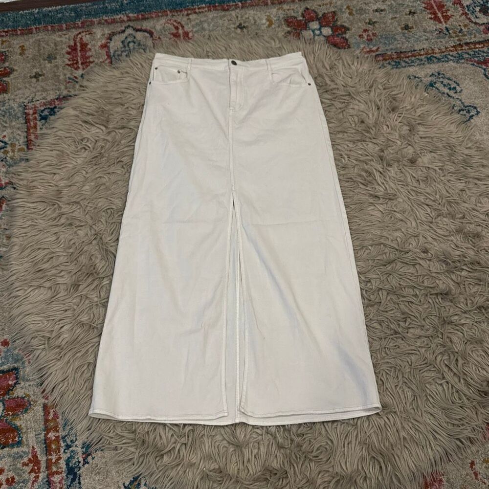 Splendid khaki maxi skirt size large